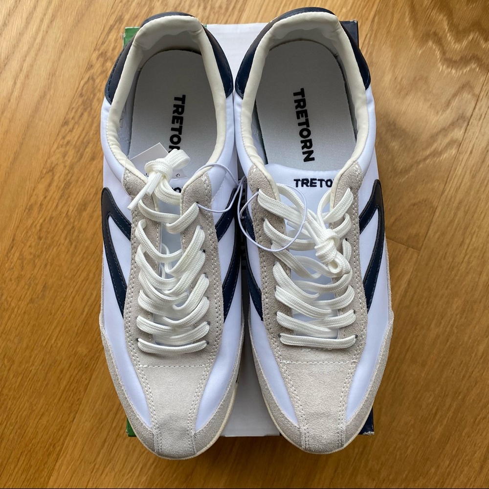 Tretorn || white and navy sneakers. Brand new. - Picture 4 of 4